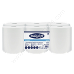 Ręcznik w roli, 1-warstwowy, centralnie dozowany, MAXI, classic, biały, 300 m, (6 rolek) - BulkySoft