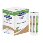 Podkład w rolce, medyczny, celulozowy 50 cm x 46 m,<br>perforacja co 34 cm (9 szt.) - biały DE-INKED BulkySoft