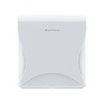 Dozownik do papieru toaletowego mini jumbo, biały, kompatybilny z T2 - BulkySoft