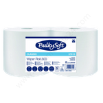 Czyściwo papierowe w rolce, białe, 300 m (2 szt.) - BulkySoft Premium
