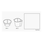 Foliodrape - miska 250 ml, miarka 500 ml, serweta 75 x 75 cm (20 szt.)