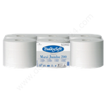 Papier toaletowy maxi Jumbo 2-warstwowy, biały, 200 m (6 rolek) - BulkySoft