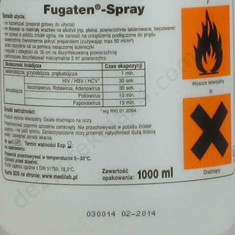 Fugaten Spray 1 L.