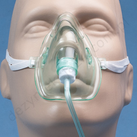Maska do tlenu dla dorosłych z drenem XL