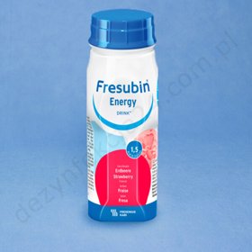 Fresubin Energy Drink Truskawka 200 ml. (op. 4 szt.)